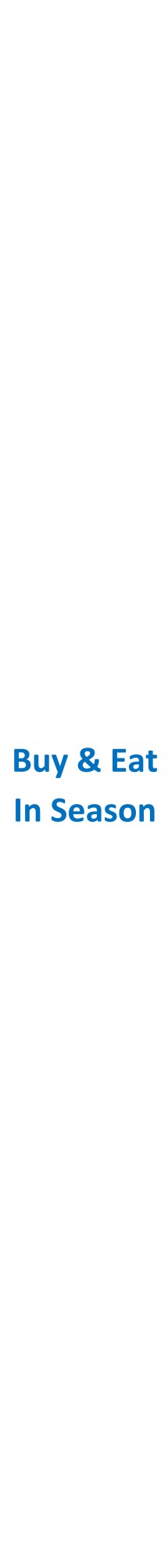 Buy & Eat In Season
